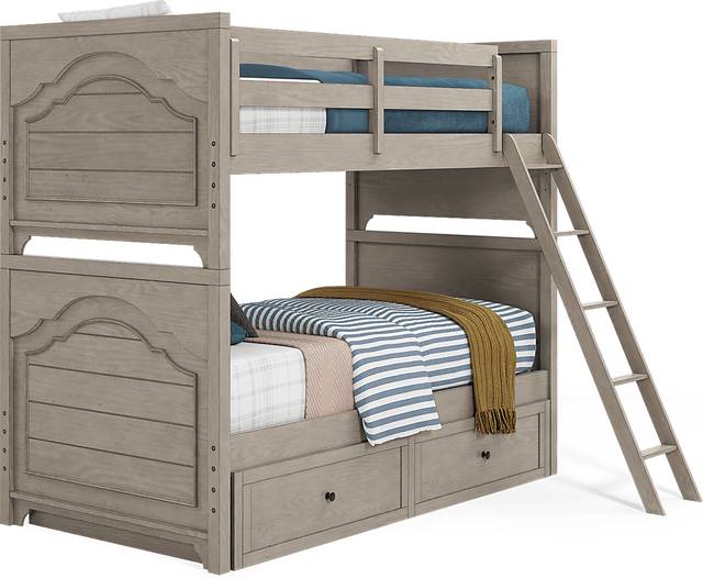 Kids Country Hollow Fawn 4 Pc Twin/Twin Bunk Bed - Thumbnail - Image 1