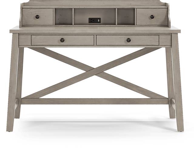 Kids Country Hollow Fawn Desk with Hutch - Thumbnail - Image 1
