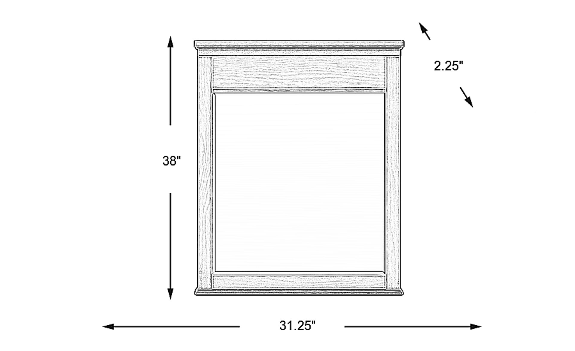 Dimension Image. Please refer to the Dimension Tab on this page for dimension details.