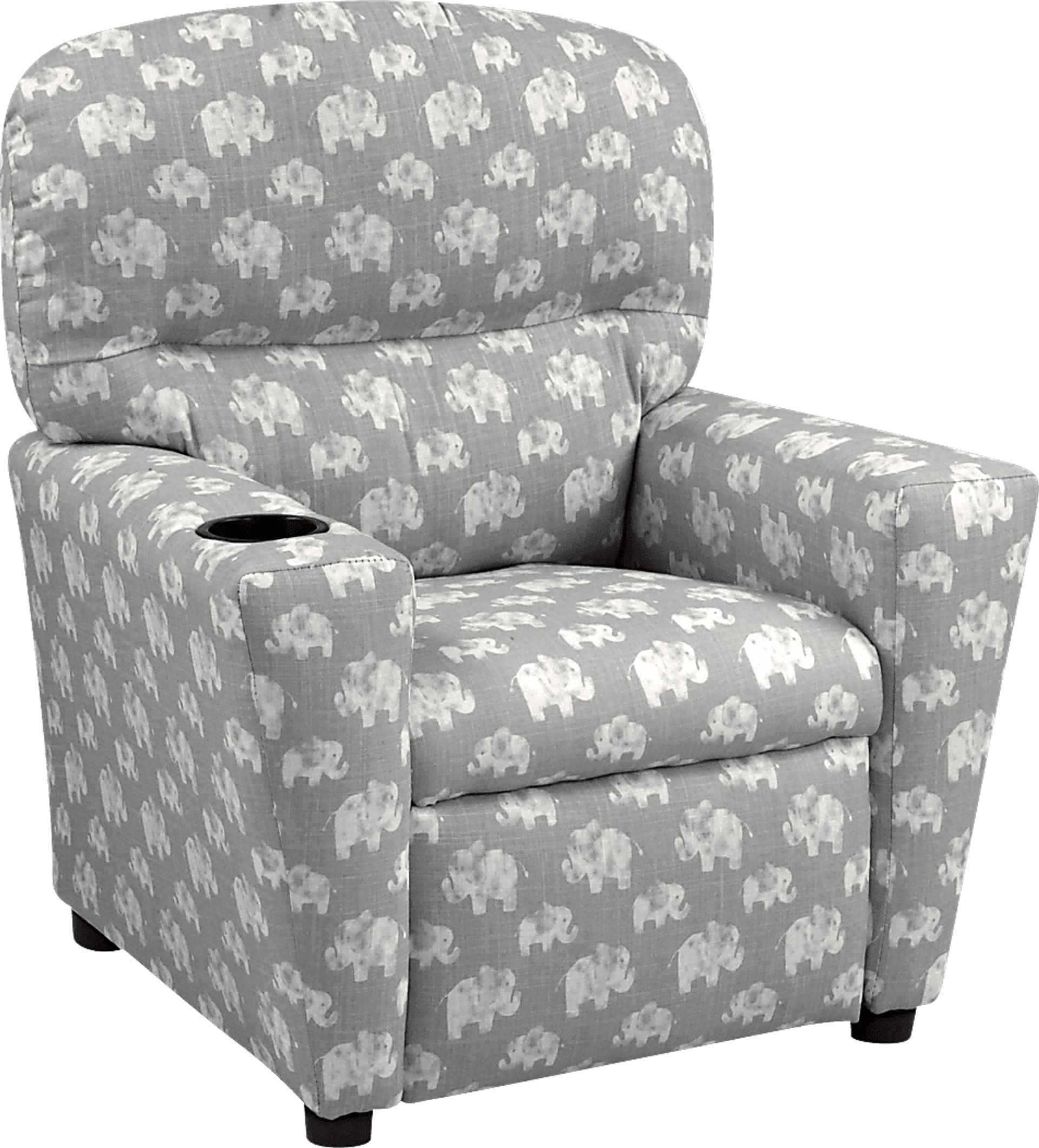 Kids Cozyville Gray Recliner - Image 1