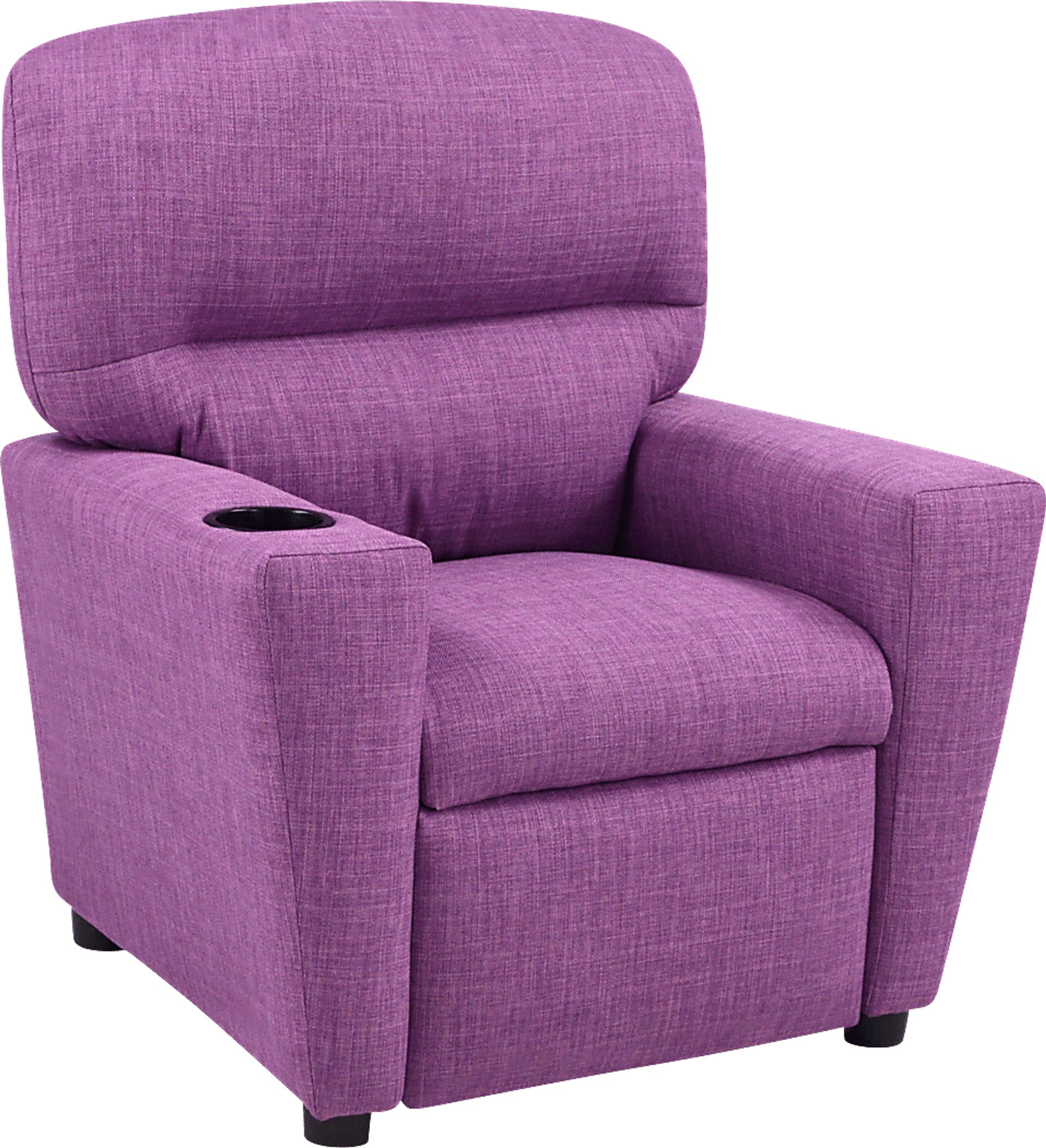 Kids Cozyville Lilac Recliner - Image 1