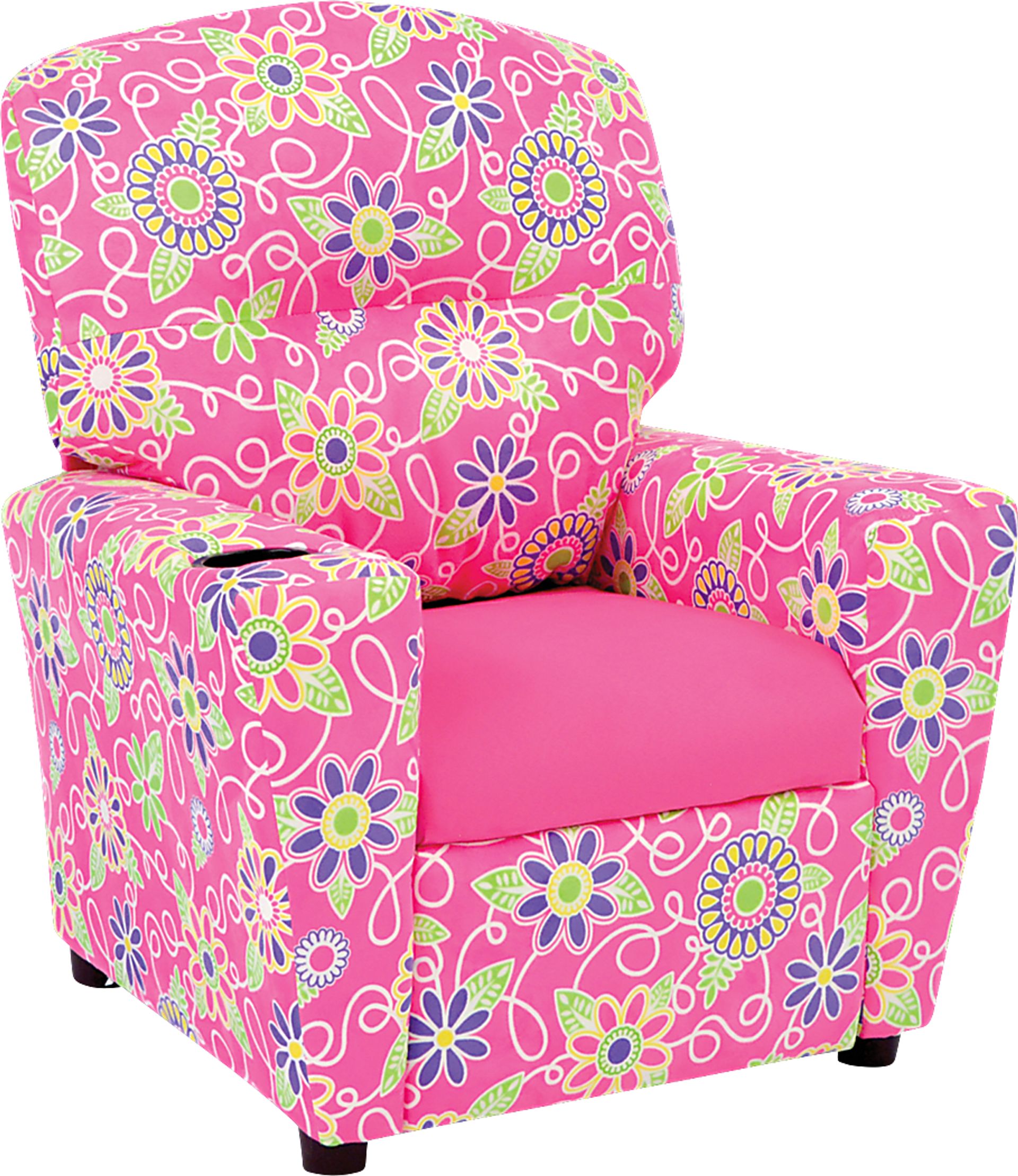 Kids Cozyville Pink Recliner - Image 1