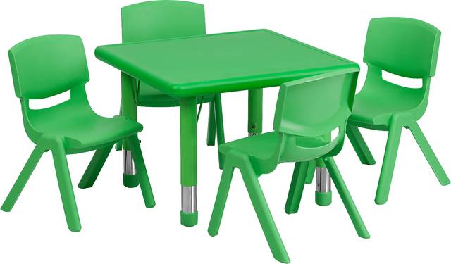 Kids Crayo Green Toddler Table Set - Thumbnail - Image 1