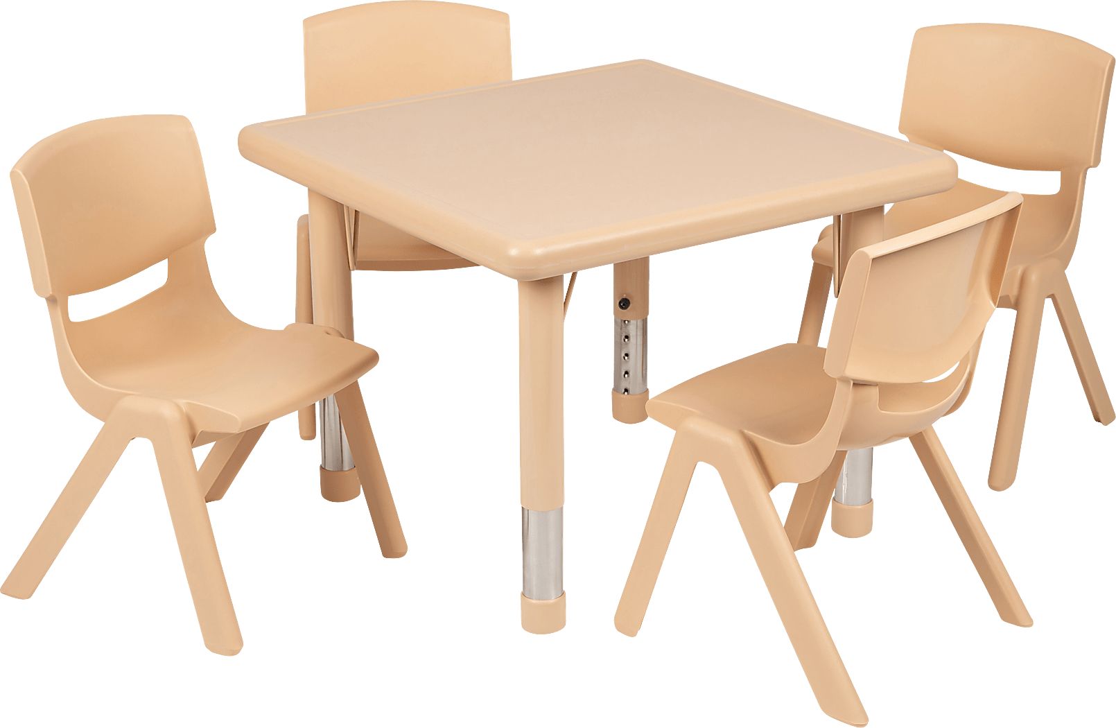 Kids Crayo Natural Toddler Table Set