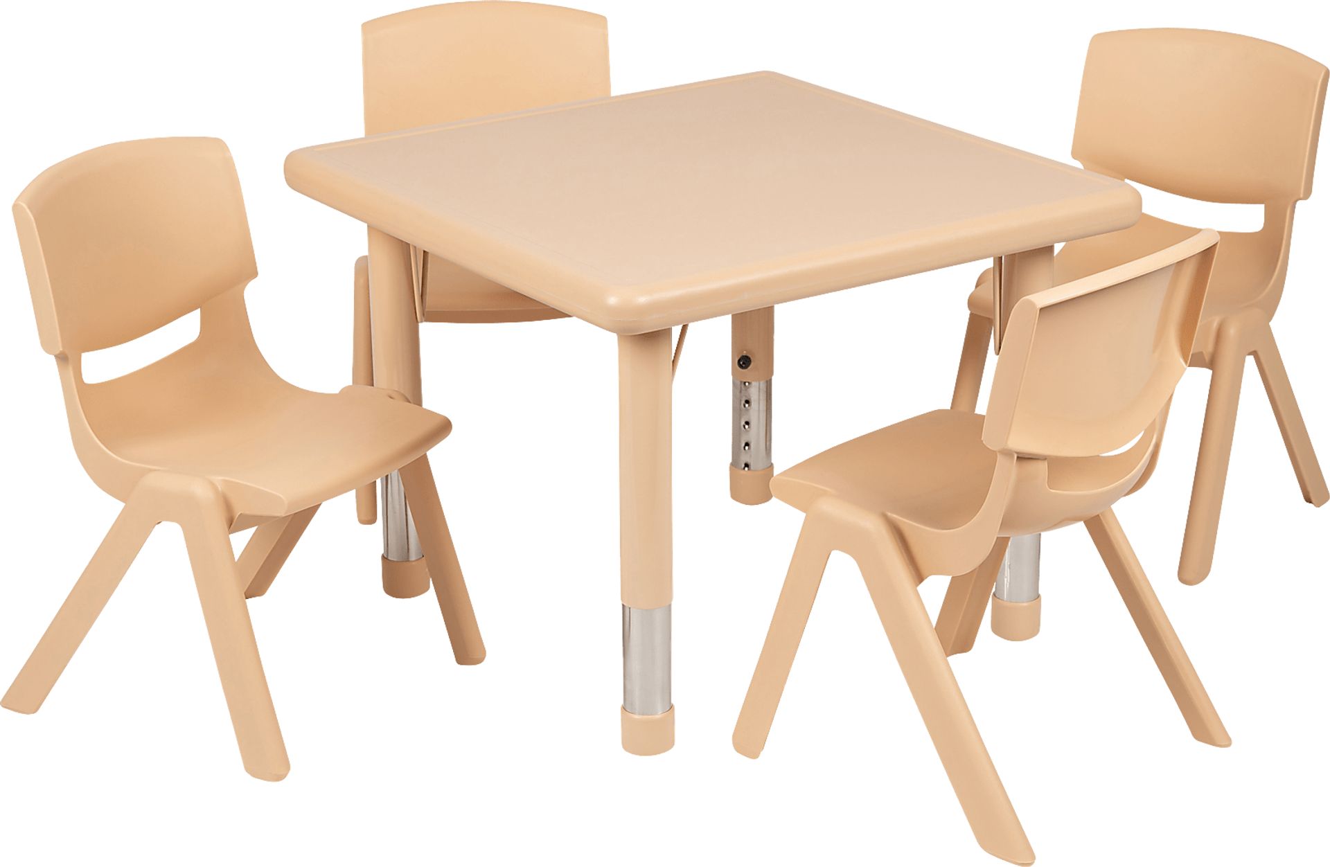 Kids Crayo Natural Toddler Table Set - Image 1