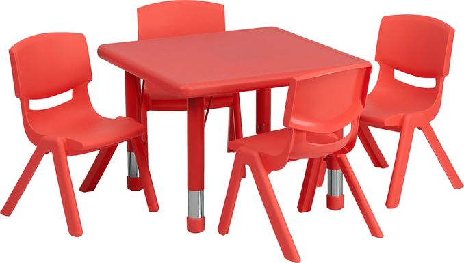 Kids Crayo Red Toddler Table Set