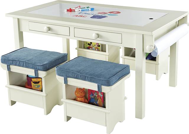 Kids Creativity White 5 Pc Table Set - Thumbnail - Image 1