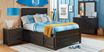 Kids Creekside 2.0 Charcoal 5 Pc Full Panel Bedroom with 2 Storage Side Rails