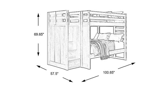 Dimension Image. Please refer to the Dimension Tab on this page for dimension details.