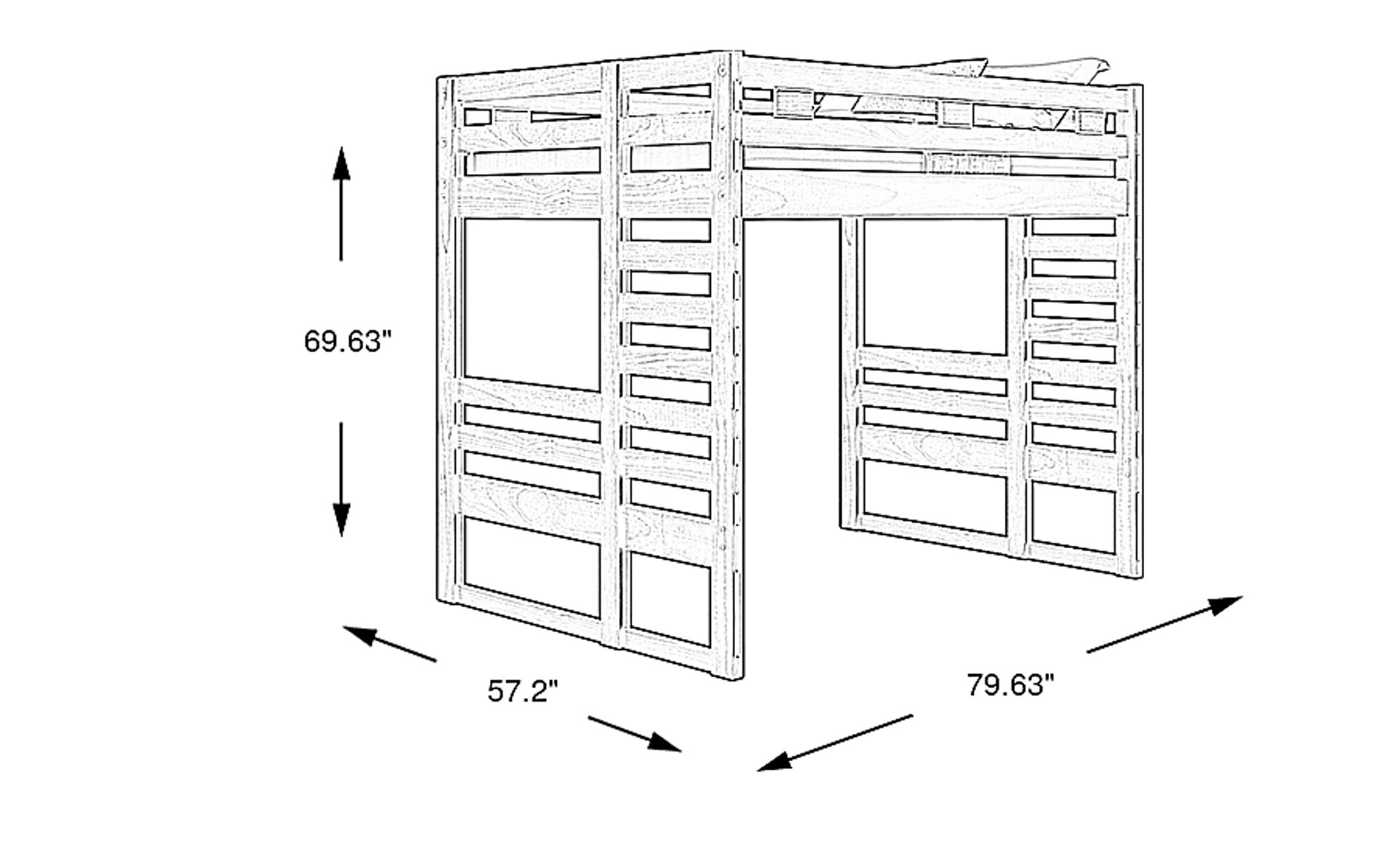 Dimension Image. Please refer to the Dimension Tab on this page for dimension details.
