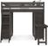Kids Creekside 2.0 Charcoal Full Loft with 2 Loft Chests, 2 Bookcases and Desk Attachment