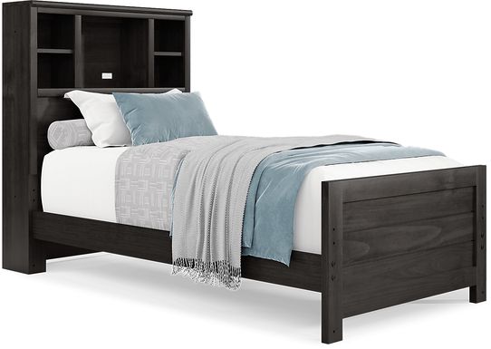 Kids Creekside 2.0 Charcoal Twin Bookcase Bed