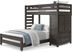 Kids Creekside 2.0 Charcoal Twin/Full Loft with Loft Chest