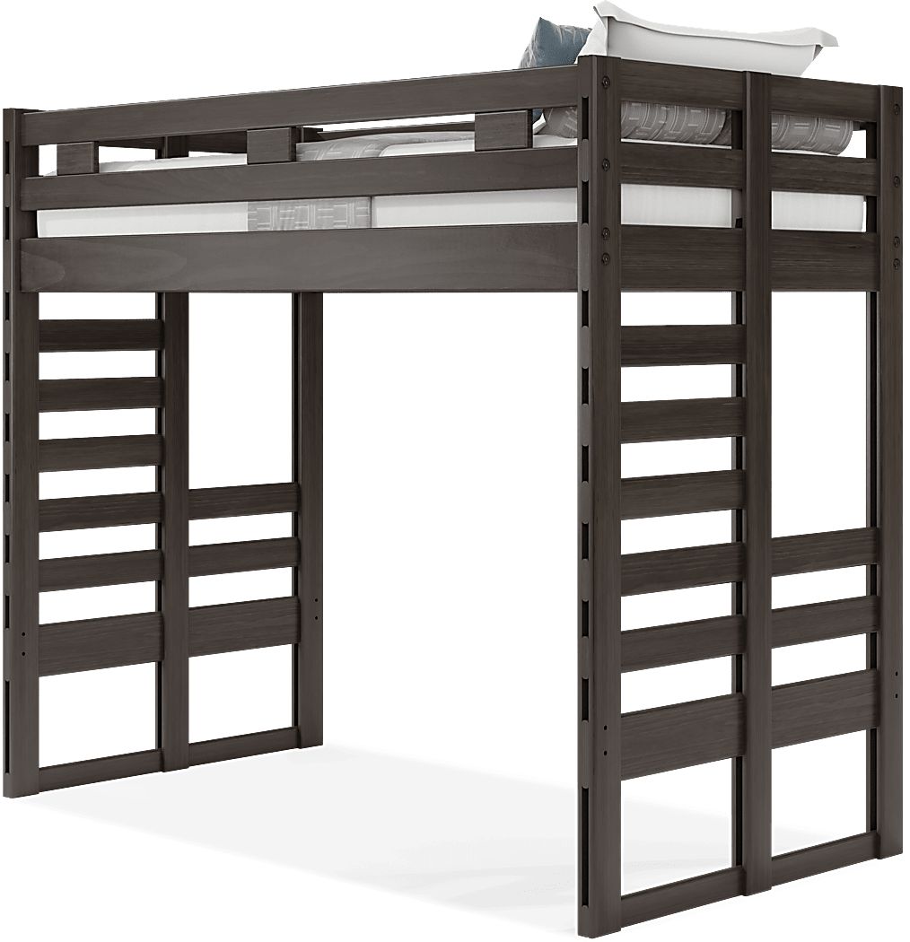 Kids Creekside 2.0 Charcoal Twin Loft Bed - Thumbnail 5