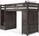 Kids Creekside 2.0 Charcoal Twin Step Loft with Loft Chest