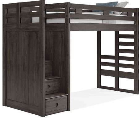 Kids Creekside 2.0 Charcoal Twin Step Loft