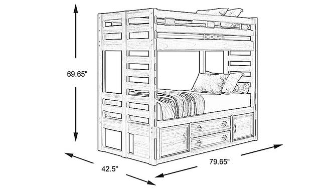 Dimension Image. Please refer to the Dimension Tab on this page for dimension details.