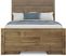 Kids Creekside 2.0 Chestnut 3 Pc Full Panel Bed with 2 Storage Rails