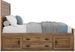 Kids Creekside 2.0 Chestnut 3 Pc Full Panel Bed with Storage Rail
