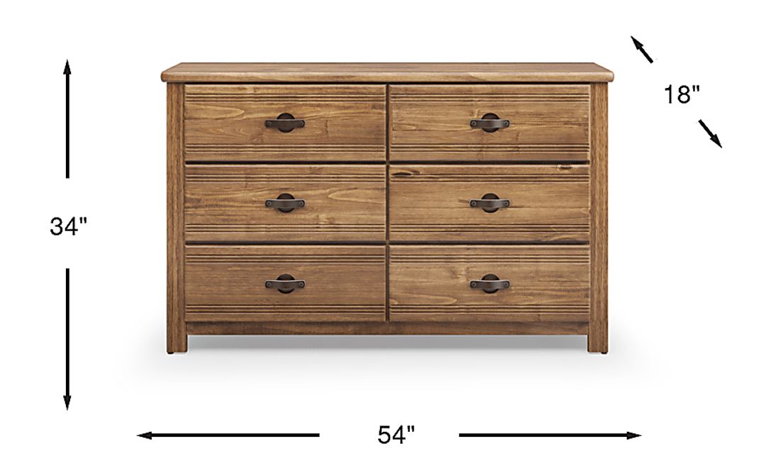Kids Creekside 2.0 Chestnut Dresser