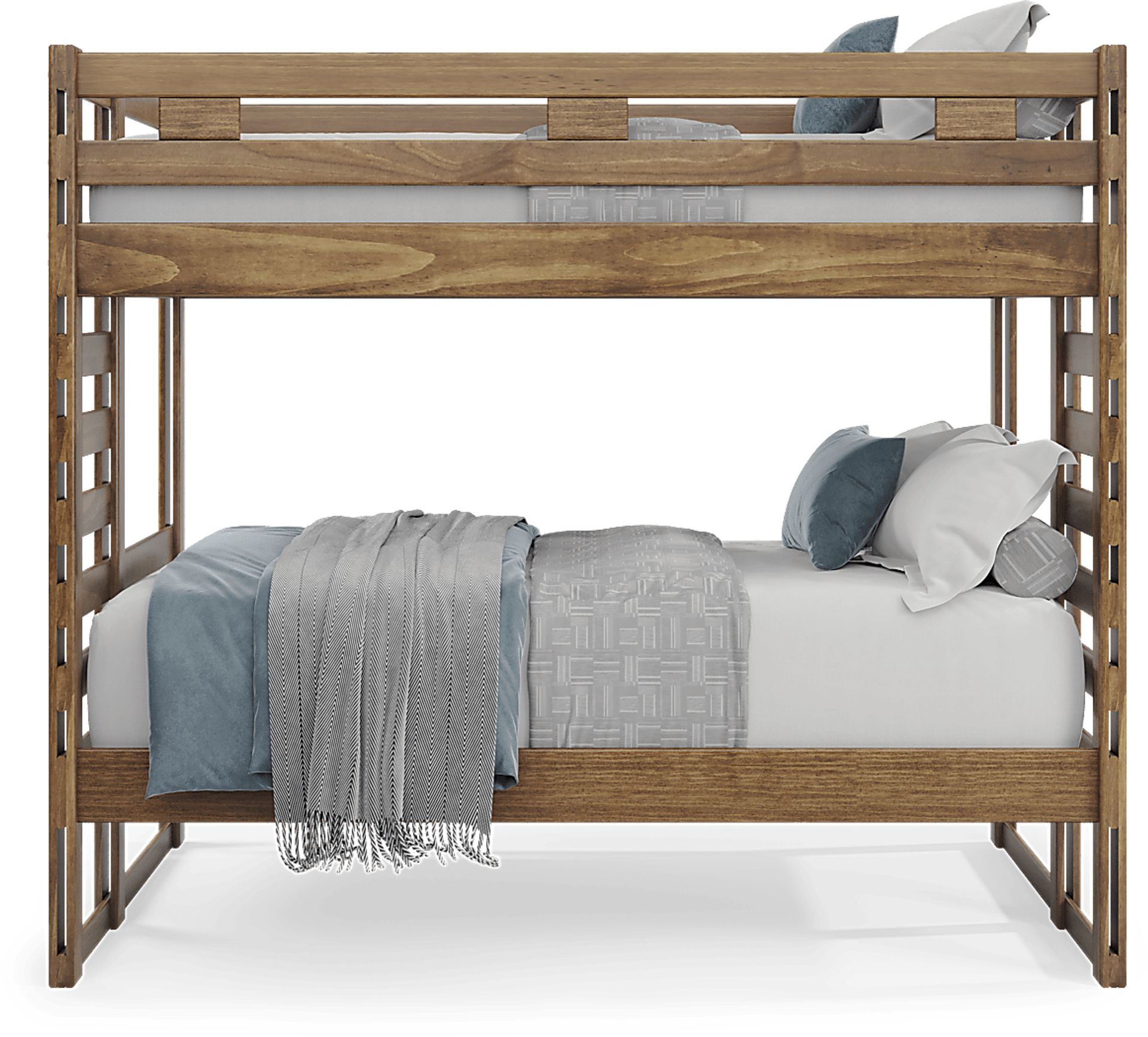 Kids Creekside 2.0 Chestnut Full/Full Bunk Bed - Image 2