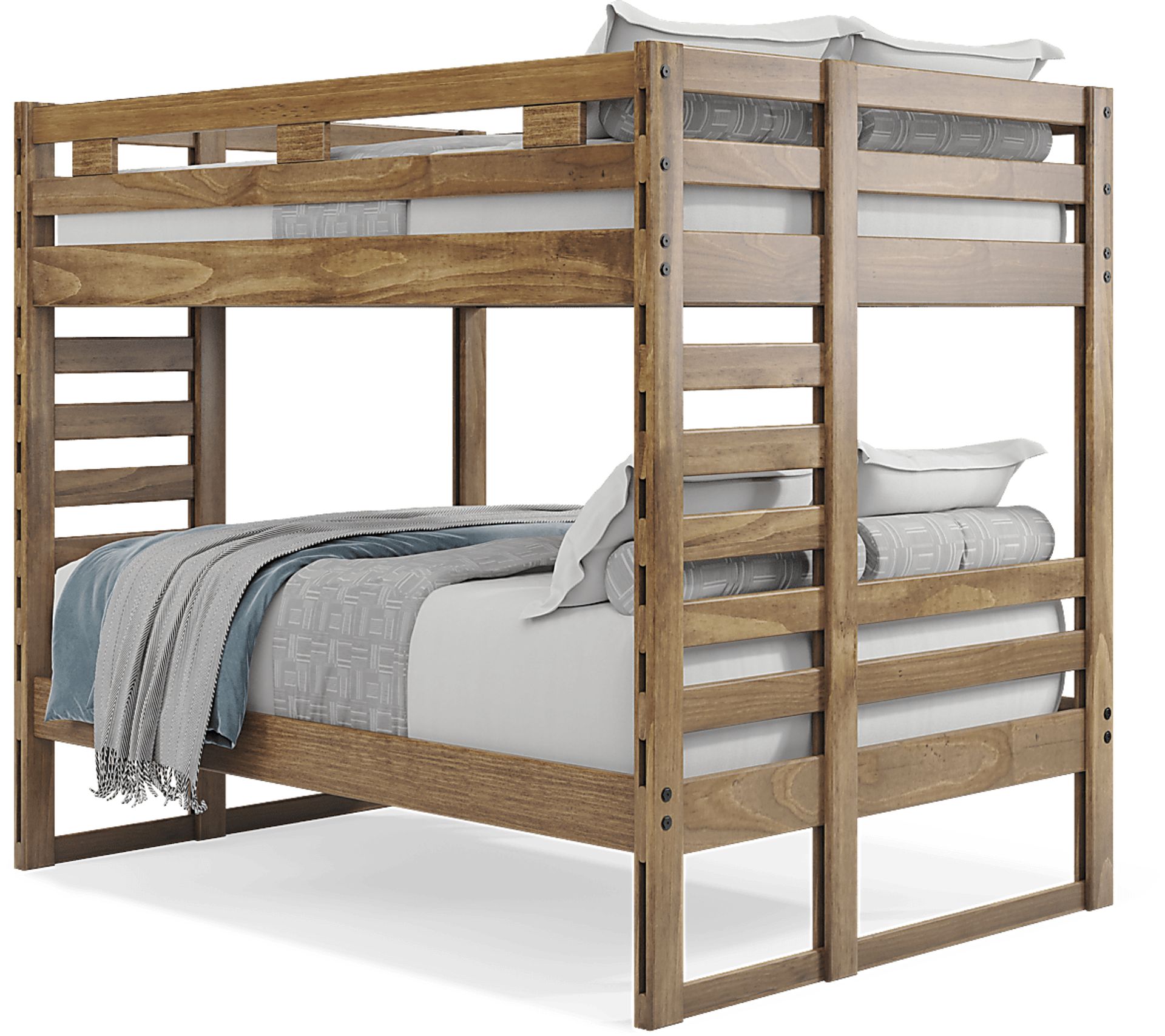Kids Creekside 2.0 Chestnut Full/Full Bunk Bed - Image 3
