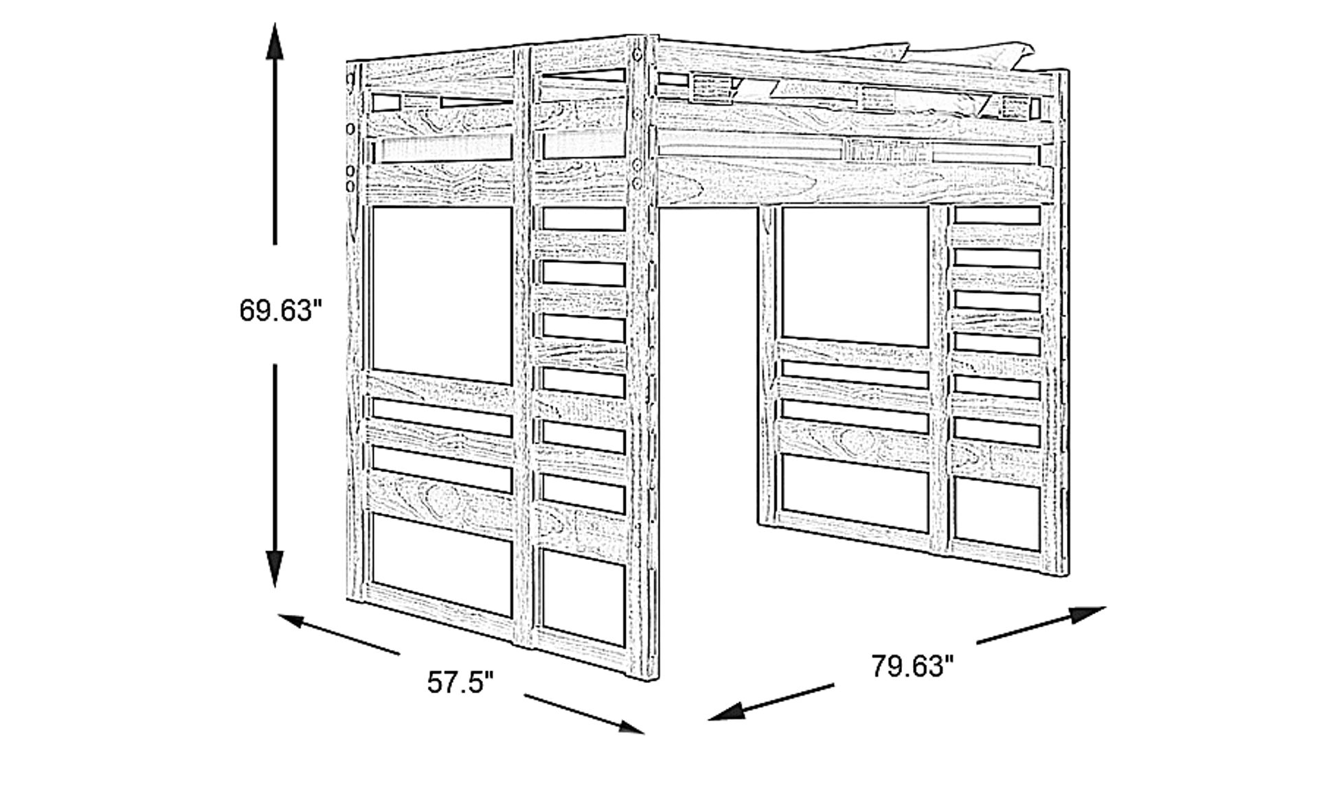 Dimension Image. Please refer to the Dimension Tab on this page for dimension details.