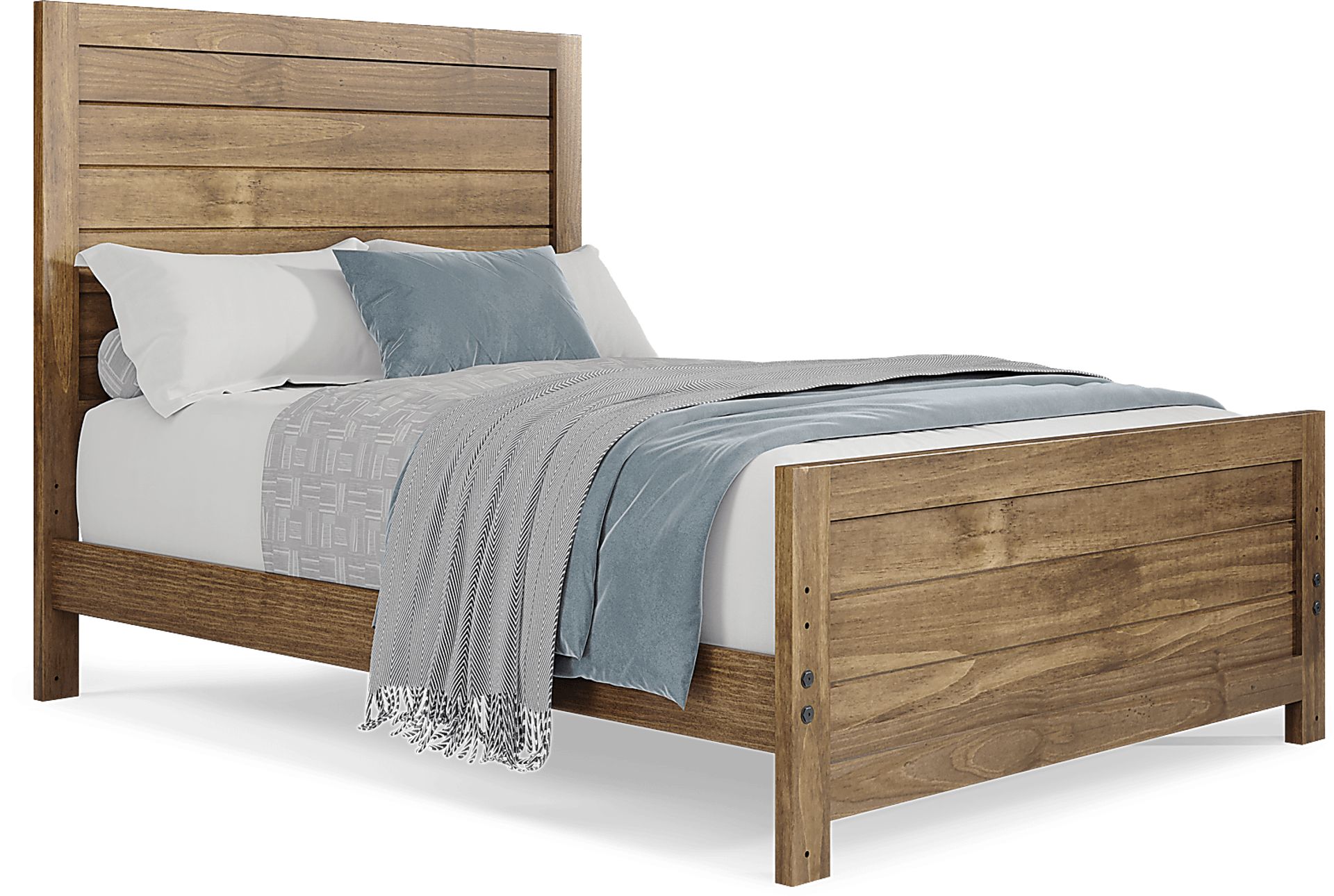 Kids Creekside 2.0 Chestnut Full Panel Bed - Image 1