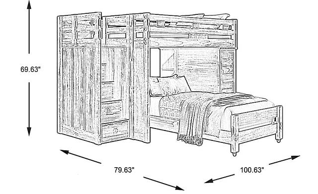 Dimension Image. Please refer to the Dimension Tab on this page for dimension details.