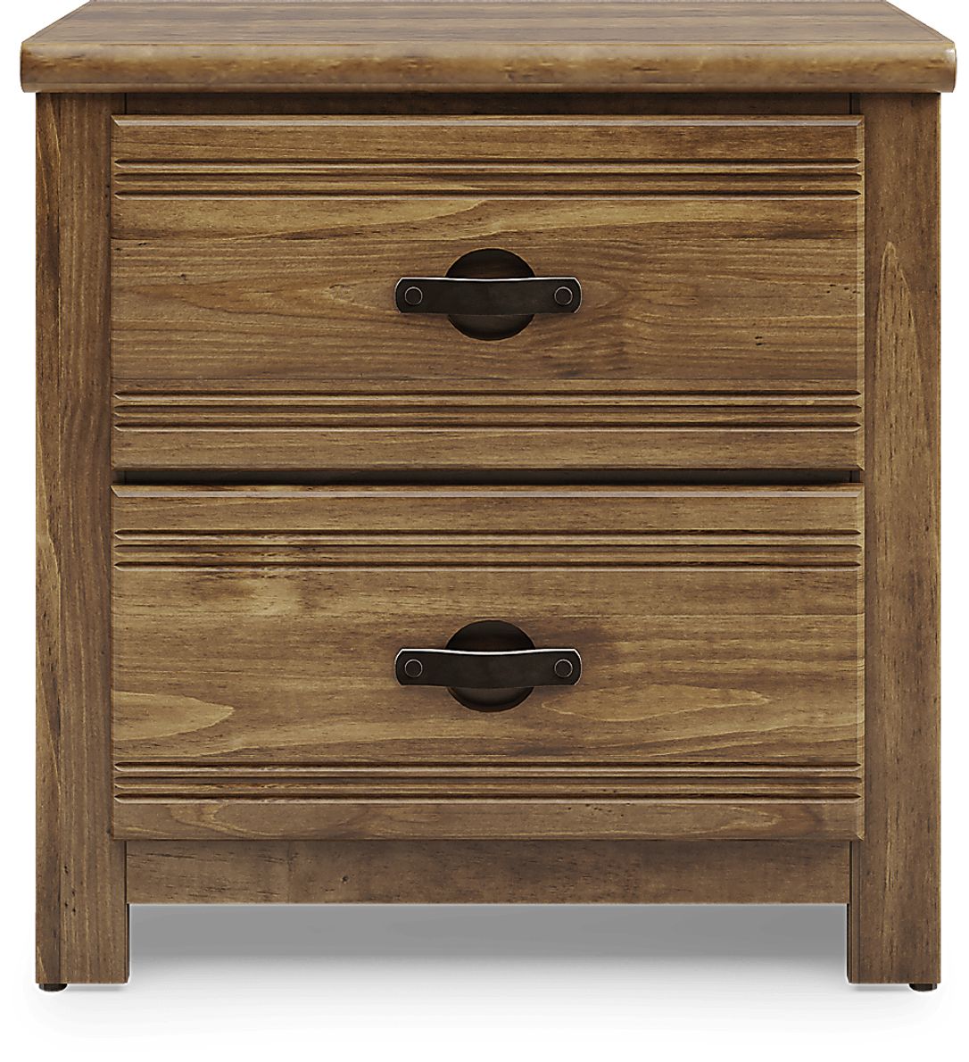 Creekside 2.0 Chestnut Dark Wood 2 Drawer Nightstand Rooms To Go