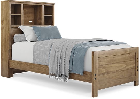 Kids Creekside 2.0 Chestnut Twin Bookcase Bed