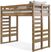 Kids Creekside 2.0 Chestnut Twin Loft Bed