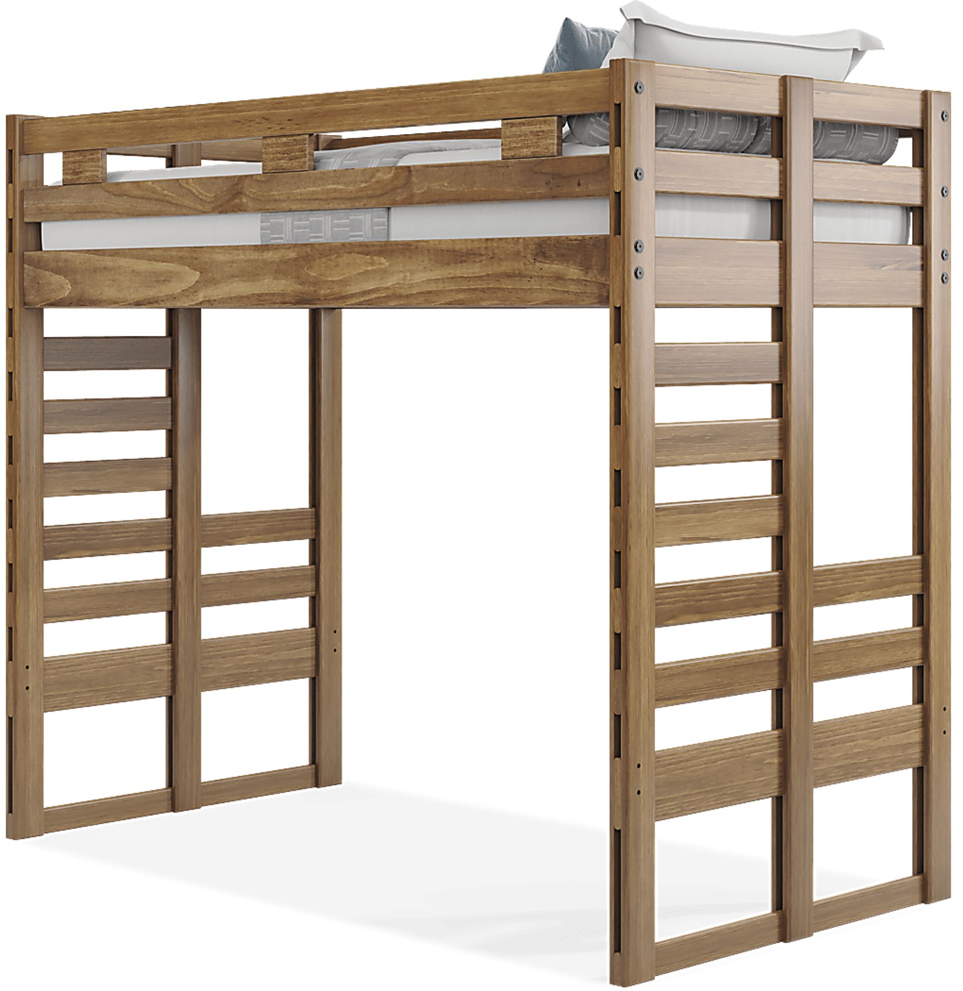Kids Creekside 2.0 Chestnut Twin Loft Bed - Image 3
