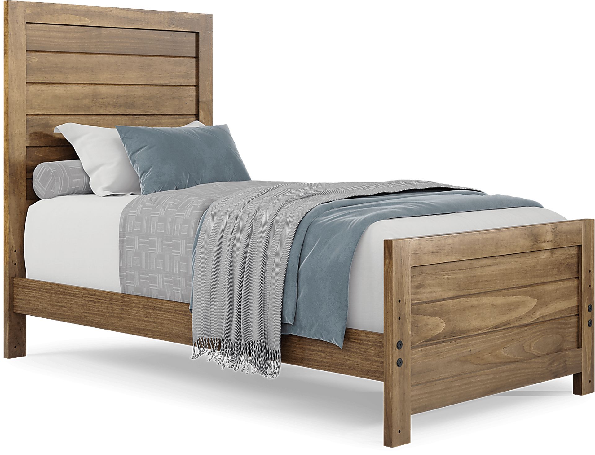 Kids Creekside 2.0 Chestnut Twin Panel Bedroom - Image 2