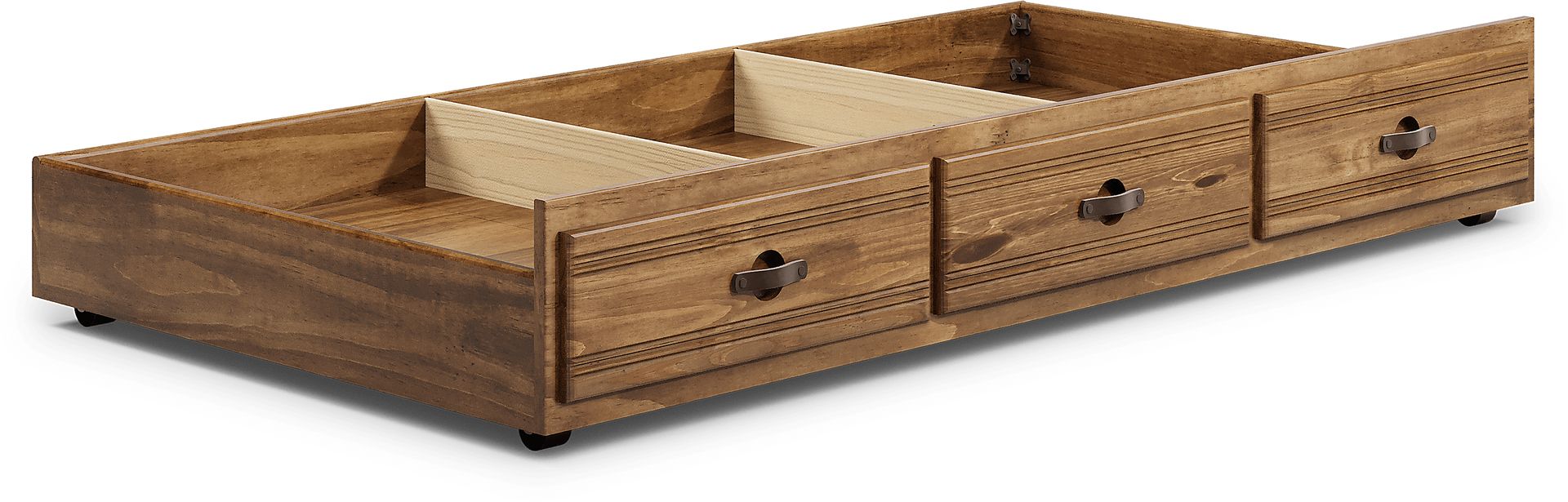 Kids Creekside 2.0 Chestnut 6 Pc Full Bookcase Bedroom with Storage Side Rail and Trundle - Image 9