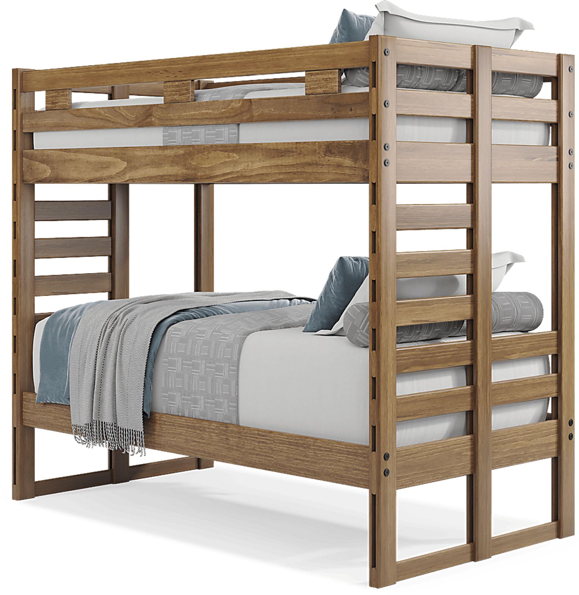 Kids Creekside 2.0 Chestnut Twin/Twin Bunk Bed - Image 3