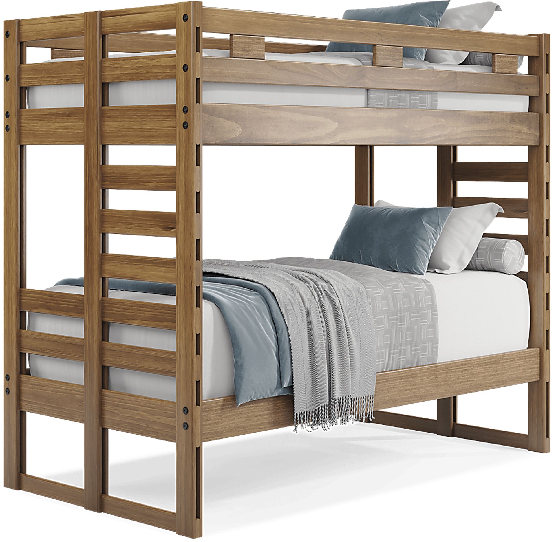 Kids Creekside 2.0 Chestnut Twin/Twin Bunk Bed - Image 1