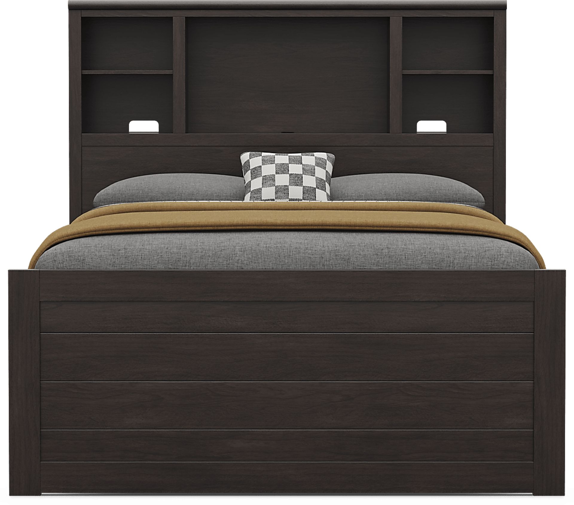 Kids Creekside 3.0 Charcoal Full Bookcase Bedroom - Image 3