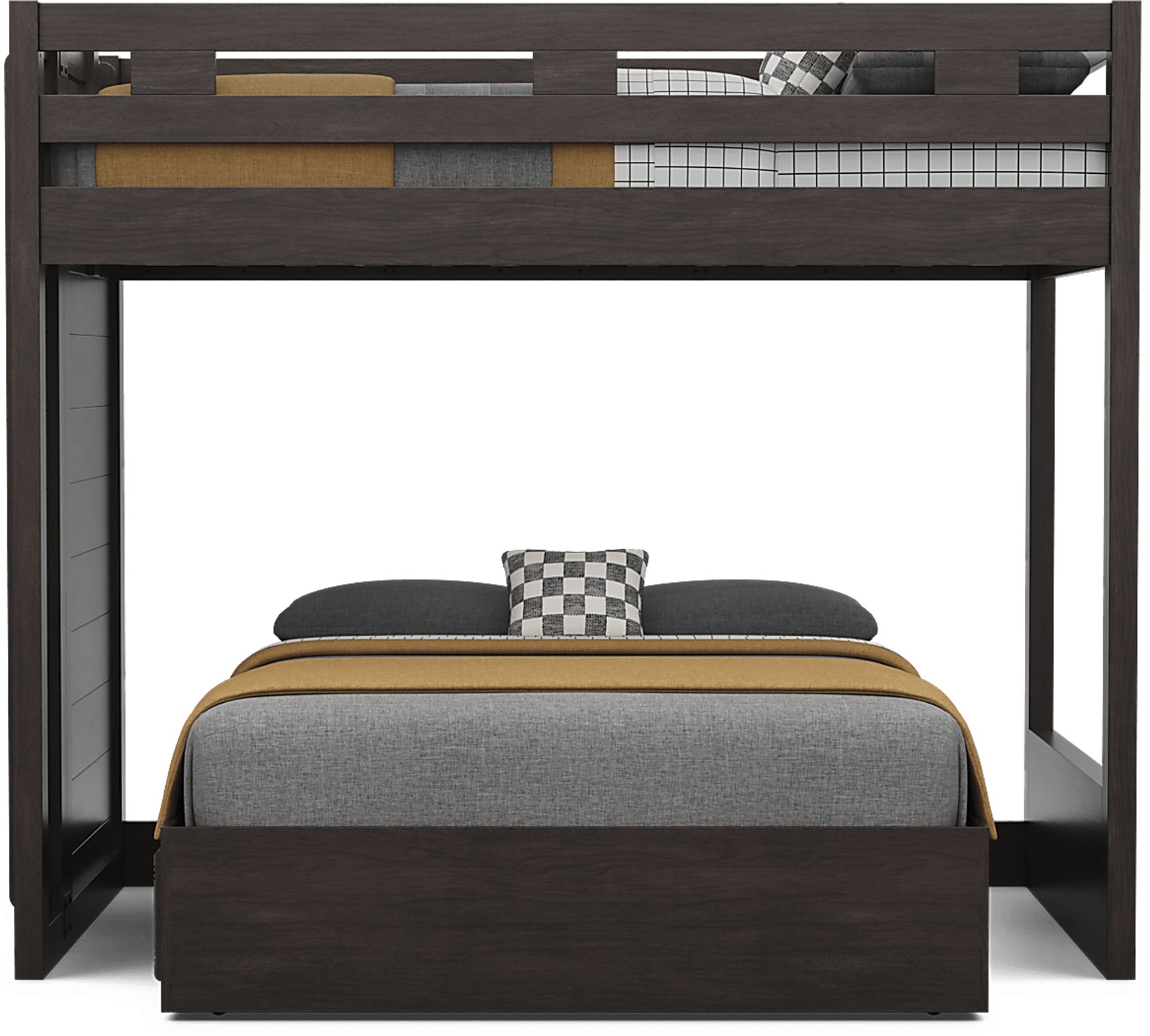 Kids Creekside 3.0 Charcoal Full/Full Loft - Image 5