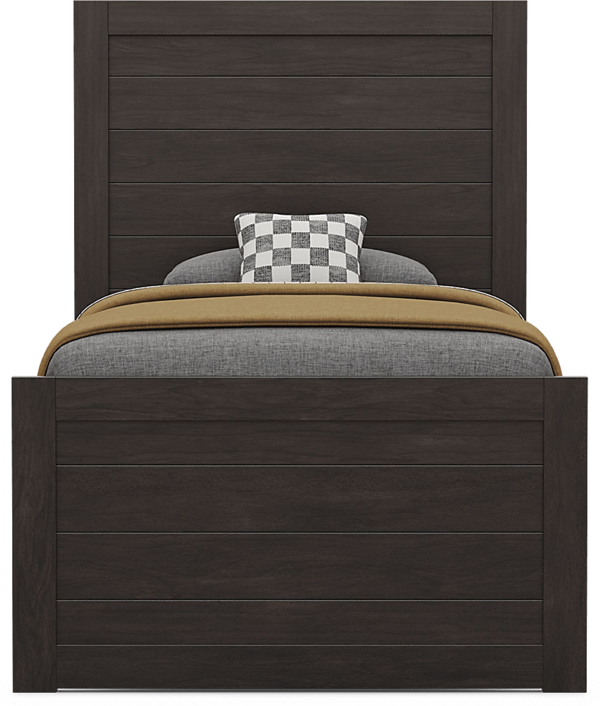Kids Creekside 3.0 Charcoal Twin Panel Bedroom - Image 3