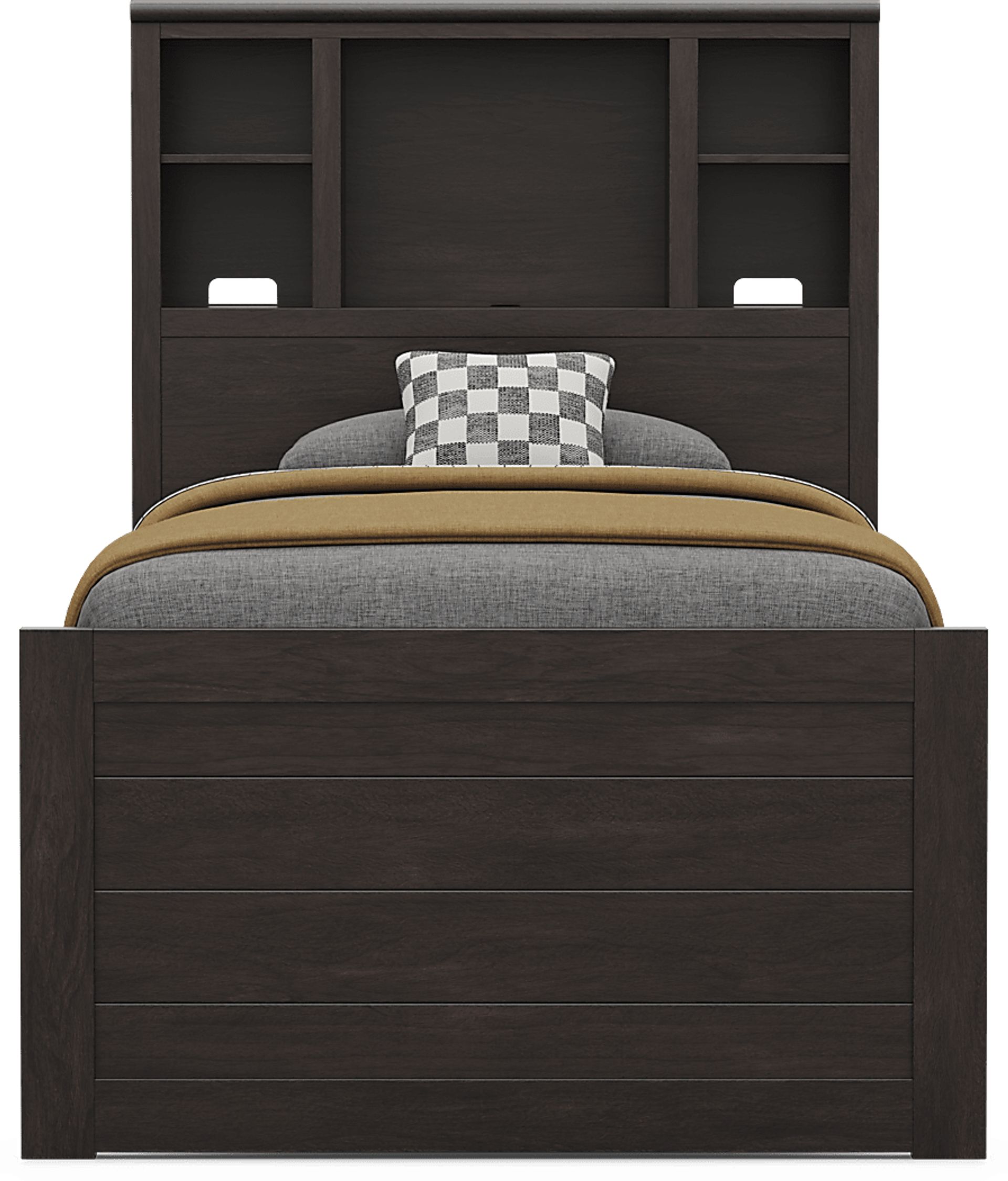 Kids Creekside 3.0 Charcoal Twin XL Bookcase Bed - Image 2