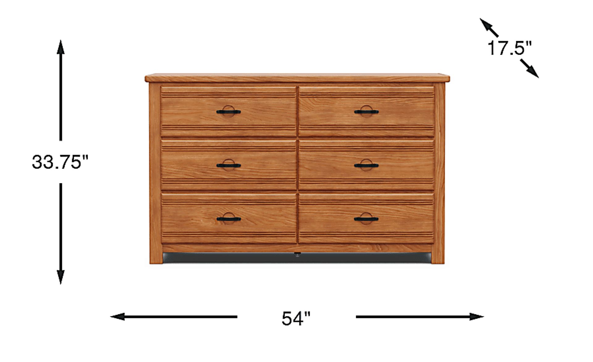 Dimension Image. Please refer to the Dimension Tab on this page for dimension details.