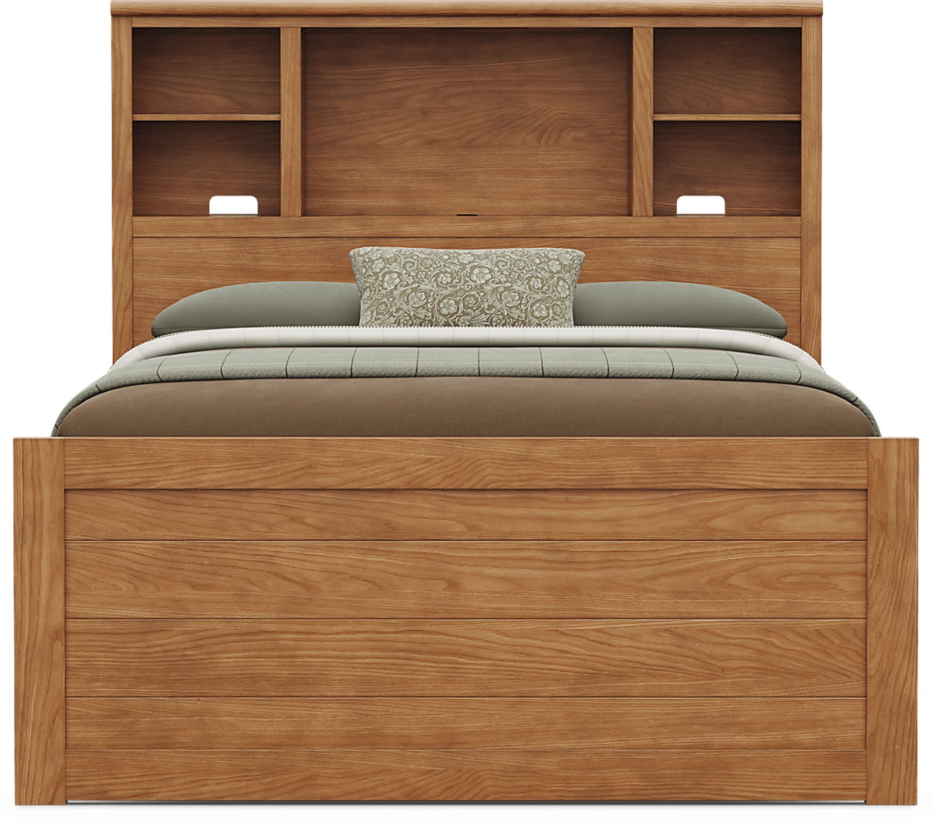 Kids Creekside 3.0 Chestnut Color Full Bookcase Bed - Image 3