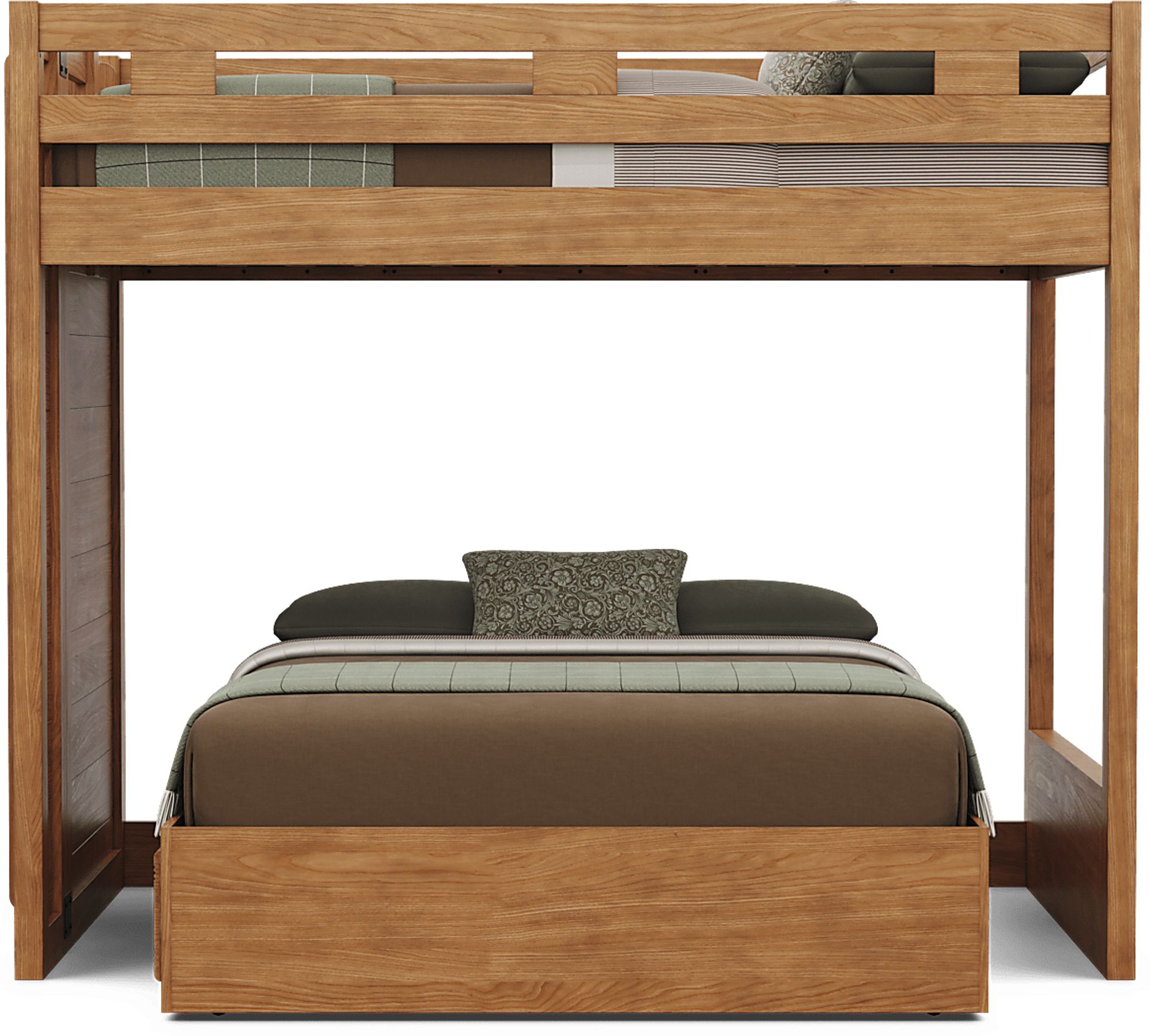 Kids Creekside 3.0 Chestnut Color Full/Full Bunk Bed - Image 5