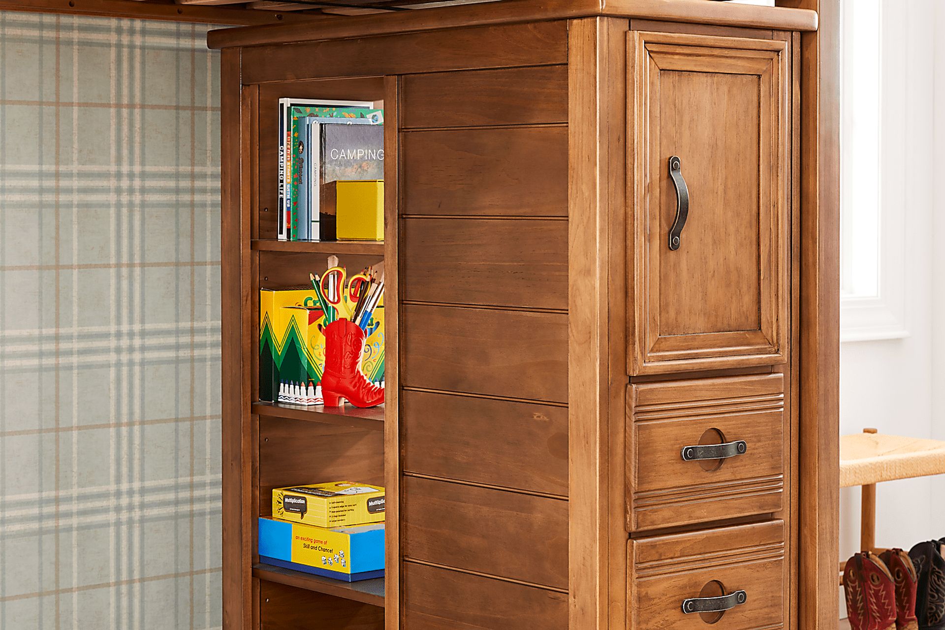 Kids Creekside 3.0 Chestnut Color Slim Loft Chest - Image 3