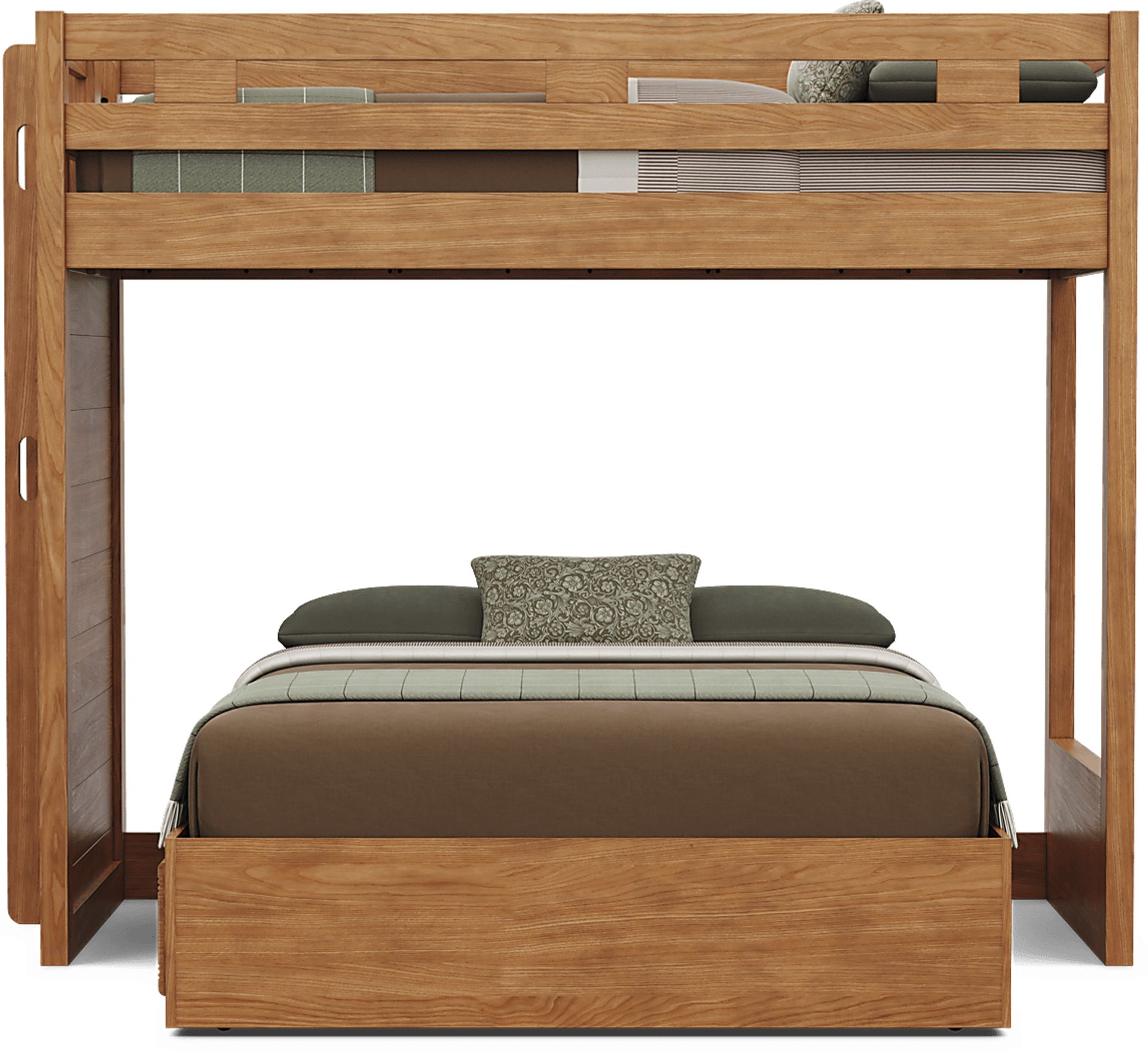 Kids Creekside 3.0 Chestnut Color Twin/Full Bunk Bed - Image 5