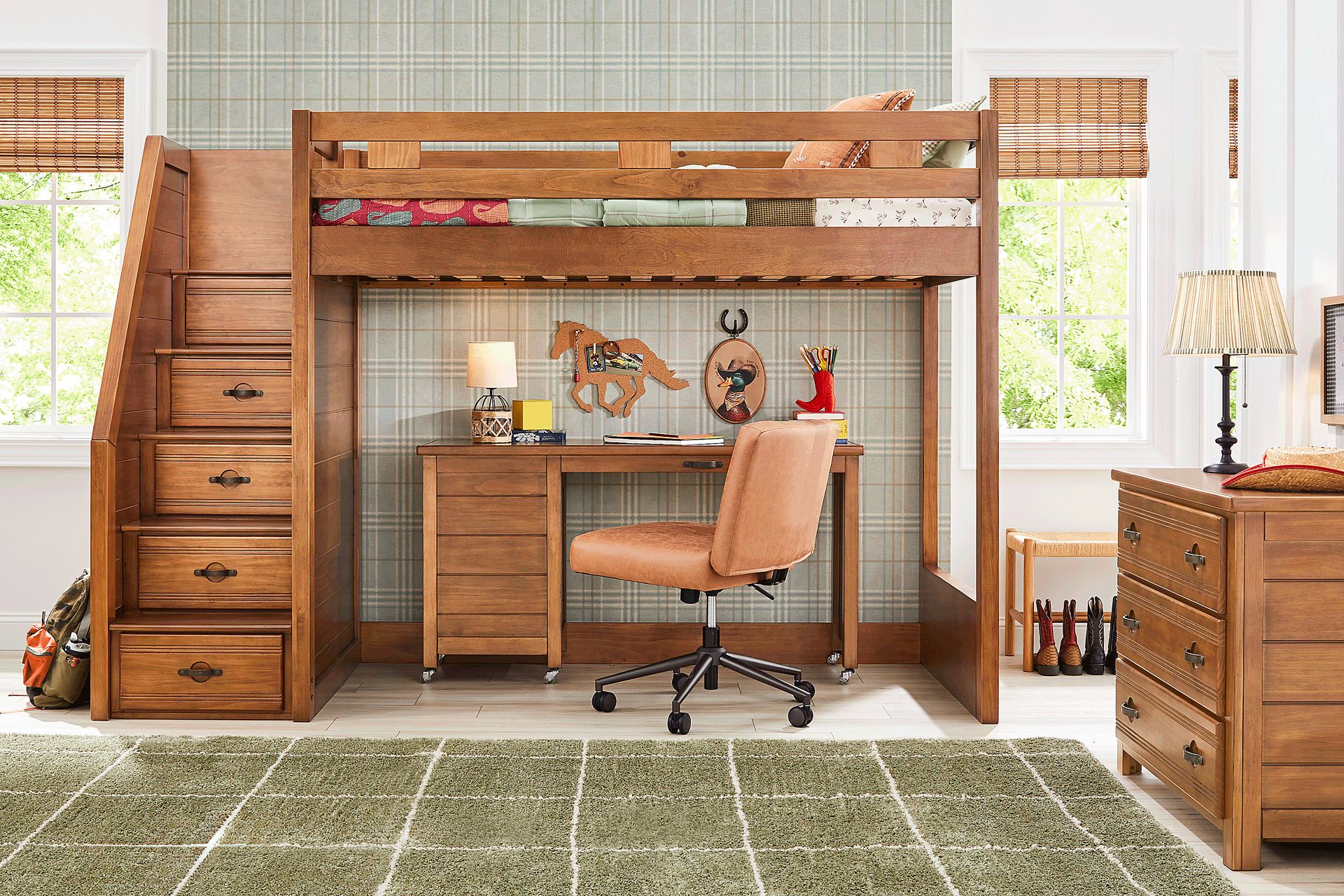 Kids Creekside 3.0 Chestnut Color Twin Step Loft - Image 3