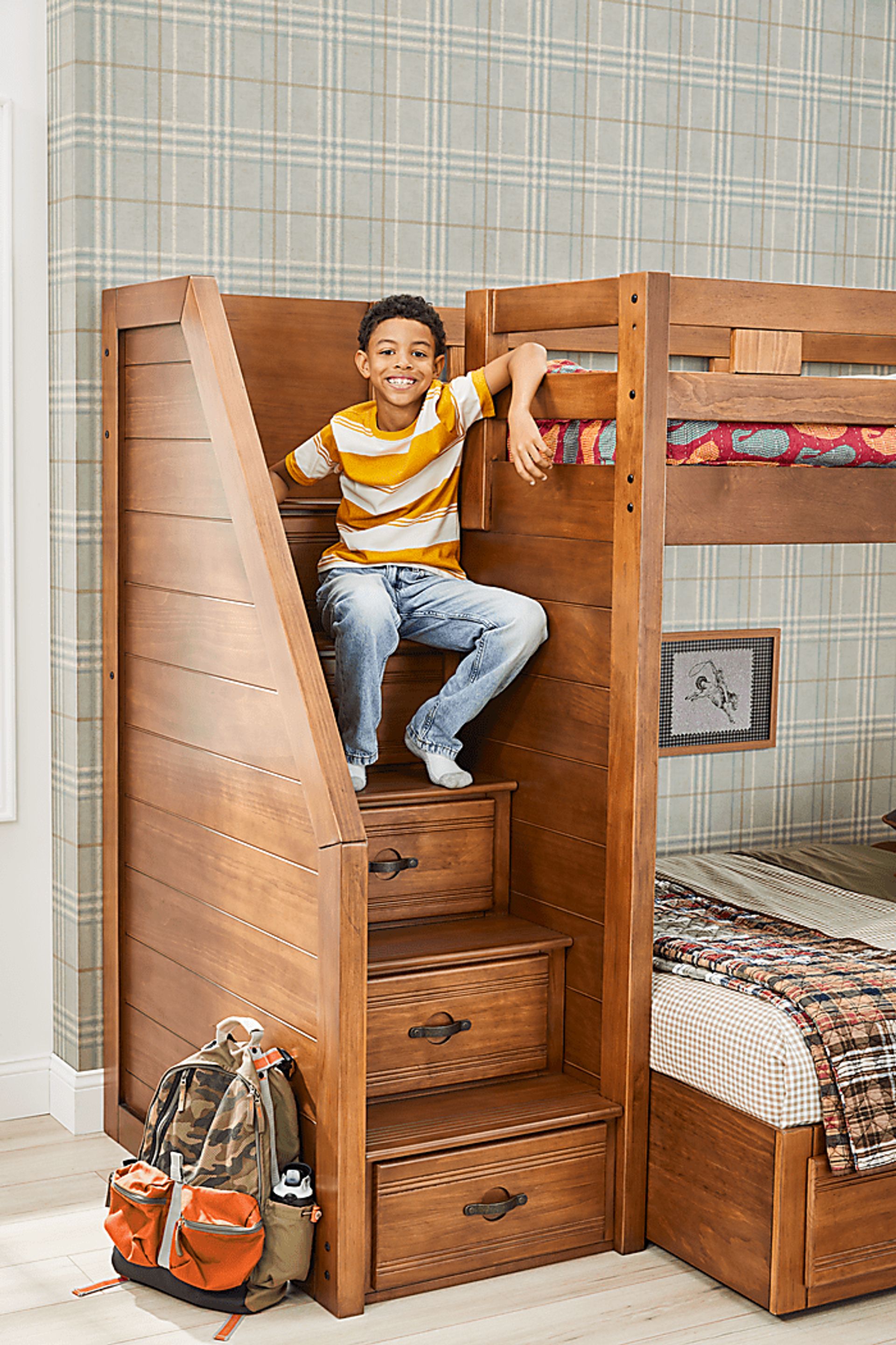 Kids Creekside 3.0 Chestnut Color Twin Step Loft - Image 7