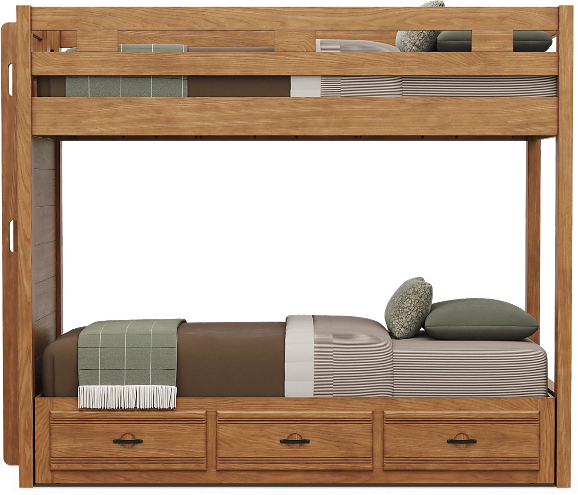 Kids Creekside 3.0 Chestnut Color Twin/Twin Bunk Bed - Image 3