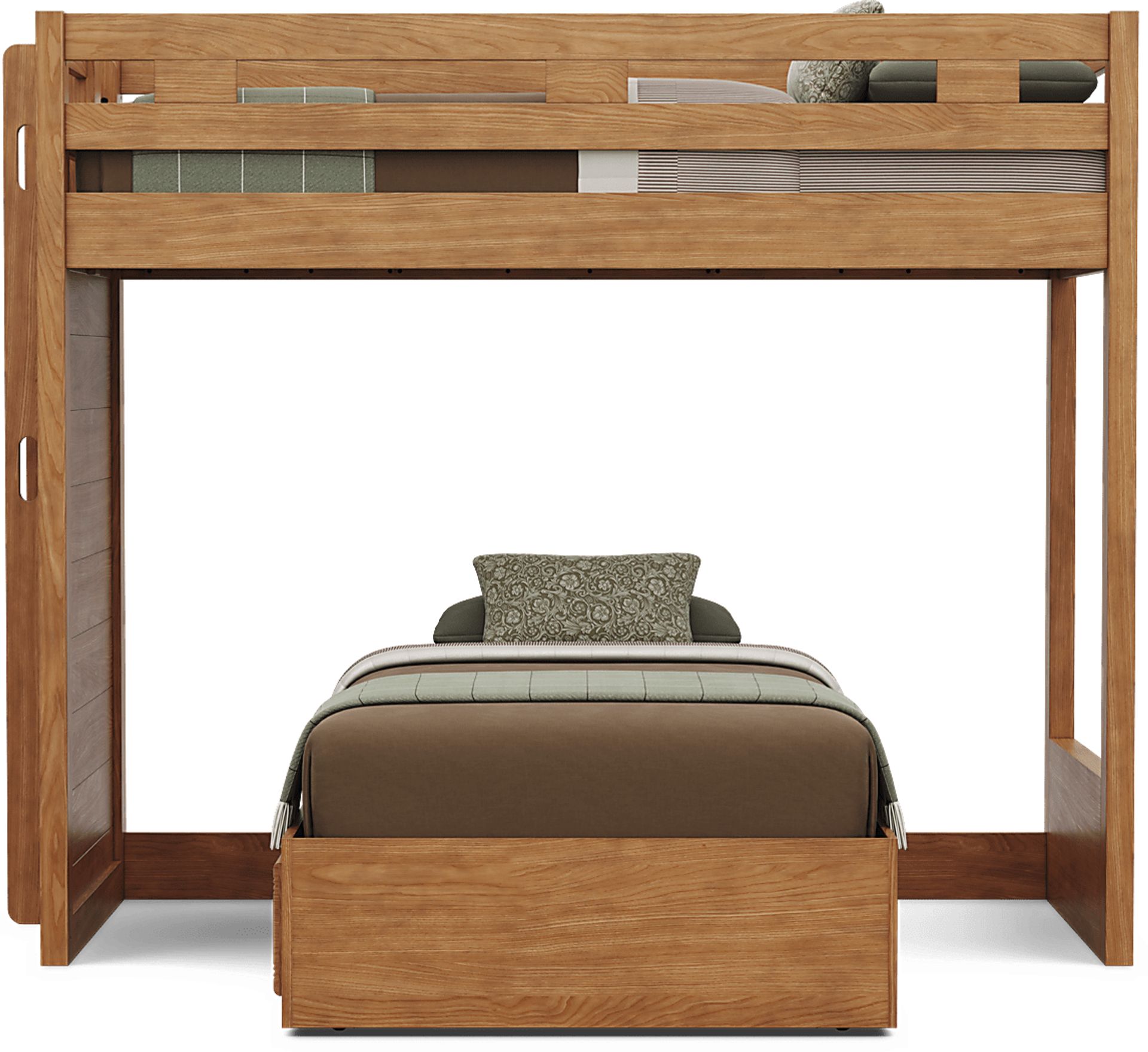 Kids Creekside 3.0 Chestnut Color Twin/Twin Bunk Bed - Image 5